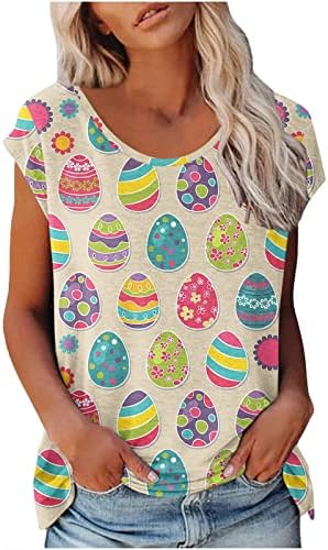 Húsvéti Pólók Női Húsvéti Nyuszi T-Shirt Nyúl Grafikus Póló Húsvéti Tojás, Ünnepi Ing Maximum