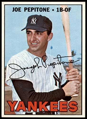 1967 Topps 340 Joe Pepitone New York Yankees (Baseball Kártya) EX/MT+ Yankees