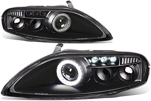 Auto-Dinasztia Pár Fekete Ház LED-es DRL Halo Felni Vetítő Fényszórók Lámpák Kompatibilis SC300 SC400 Z30 92-00