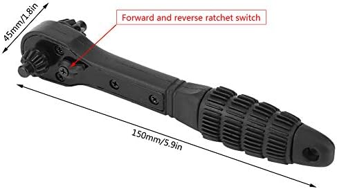 2 az 1-ben 12,7 mm-es 17.5 mm Racsni Készlet fúrótokmány Kulcs Villáskulcs Racsnis Villáskulcs Villáskulcs Racsnis Kulcs