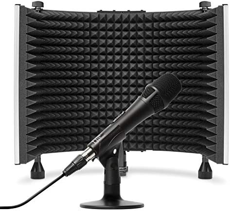 Marantz Pro M4U + Soundshield – Kondenzátor Mikrofon USB Audio Interfész, Mikrofon, Kábel, asztali Állvány, valamint Összecsukható