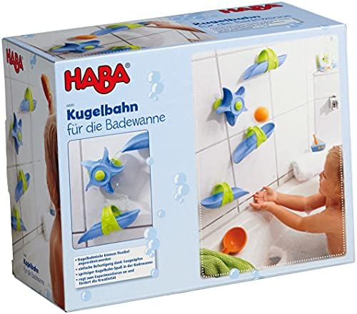 HABA Fürdőkádban Labdát Track - 6 Darab Play Set - Nevelők Kísérletezés & Kreativitás számára 3 éves kortól