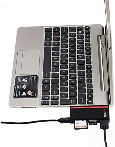 Navitech 2 az 1-ben Laptop/Tablet USB 3.0/2.0 HUB Adapter/Micro USB Bemenet SD/Micro SD Kártya Olvasó Kompatibilis HP ZBook