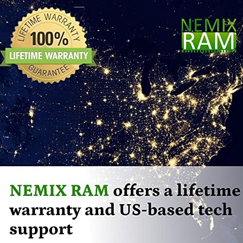 NEMIX 12GB RAM (8X64GB) DDR4-2933 PC4-23400 ECC RDIMM Regisztrált Szerver Memória Frissítés a Dell PowerEdge C4140 Rack Szerver