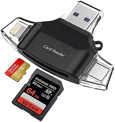 BoxWave Smart Modul Kompatibilis a ZTE Nubia Z50 Ultra - AllReader SD Kártya Olvasó, microSD Kártya Olvasó SD-Kompakt USB-a