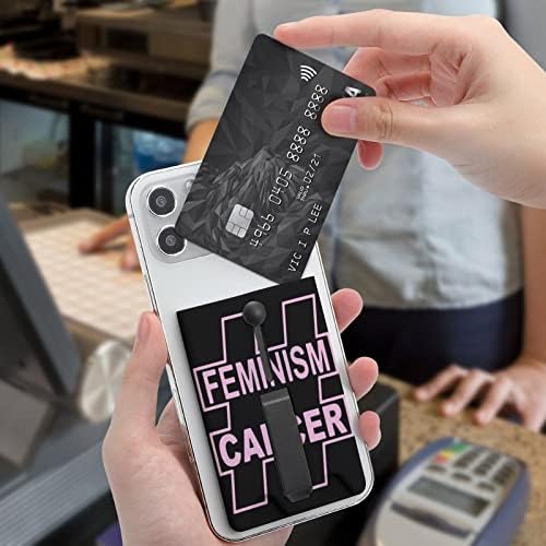 A feminizmus a Rák Ragasztó Telefon Markolat Kártya Tartóját a Pop Ki Állvány Összecsukható Állvány Design Nyomtatás
