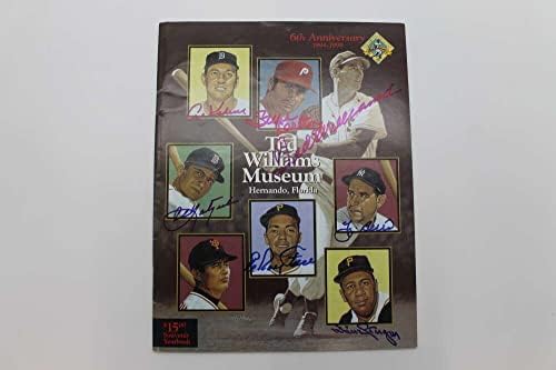 Ted Williams Aláírt 1999 Múzeum Évkönyve Autogramot Túl Szövetség Loa D1999 - Dedikált MLB Magazinok