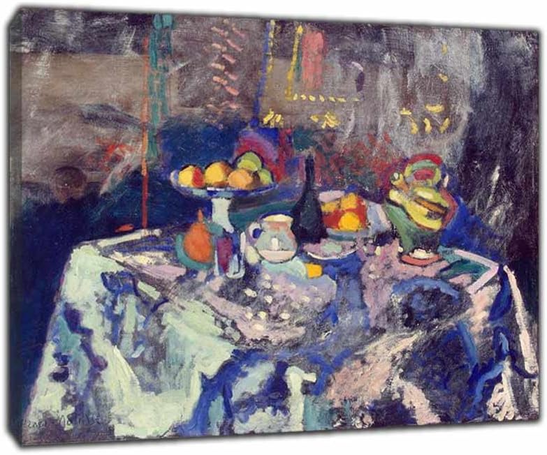 Henri Matisse《Váza, Üveg, Gyümölcs》Vászon Nyomatok Galéria Csomagolva, Vászon Wall Art a Hálószoba Vászon Festmények Nappali