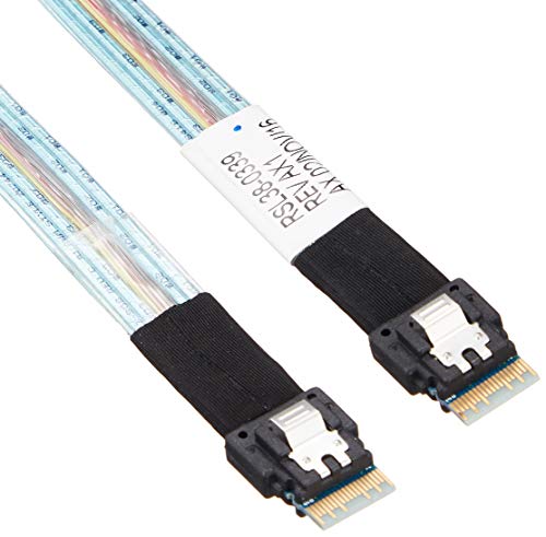 DeLOCK 85081 Kábel Vékony SFF SAS, 8654 4i, Mini SAS HD SFF, 8643 50 cm, Számítógép Tartók