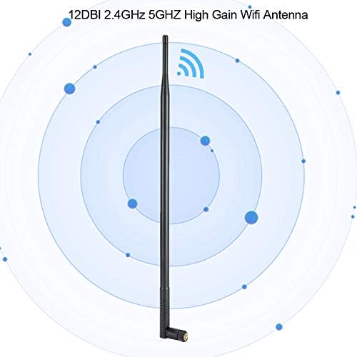 plplaaoo 12DBI WiFi Antenna, WiFi Emlékeztető Omni Directional Antenna, 2.4 GHz vagy 5 ghz-es Nagy Nyereség WiFi Antenna,