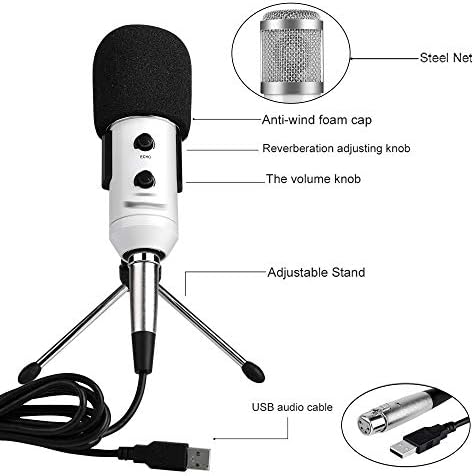 NIZYH Mikrofon, USB, Mikrofon, Plug & Play Kondenzátor Mikrofon PC/Számítógép Podcasting Egy Sort Találkozó, Egyéni StudioRecording
