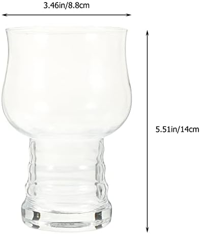 Hemoton 4 Db Sörös Korsó Szemüveg Sört, Üvegáru, az Üveg Mason Szemüveg Sört Szemüveg Whiskys Poharat Átlátszó Whiskys Poharat