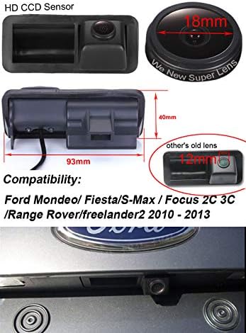 HD Színes CCD Vízálló Jármű Autó Visszapillantó Biztonsági Kamera, 170° Látószög Tolató Kamera Benz GLK300 350 S E C CL-Osztály