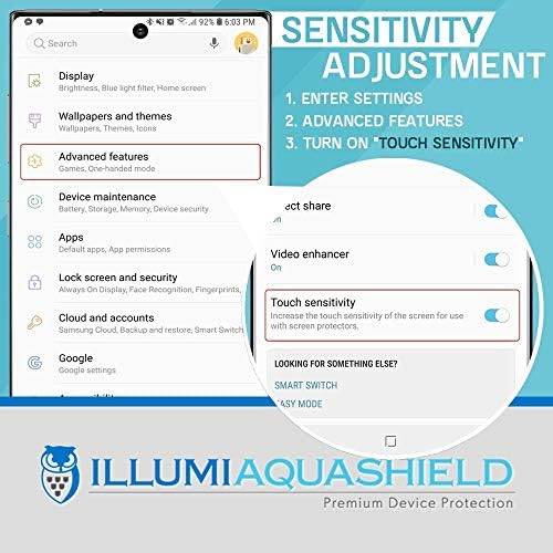 ILLUMI AquaShield képernyővédő fólia Kompatibilis Apple Nézni SE (40mm)(6-Pack) Nem-Buborék a Nagy Felbontású Clear Rugalmas