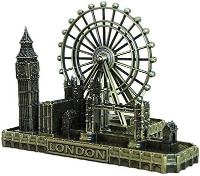 Fém London Eye, Big Ben, Tower-Híd Modell Templom Épület Szuvenír Emlékmű Európa Stílusú Ház Dekoráció