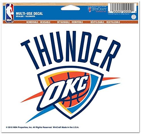NBA-Oklahoma City Thunder Ultra Matrica, 5x6, Csapat Színe