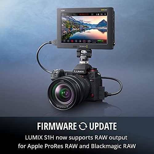 PANASONIC LUMIX S1H tükör nélküli Digitális Videó Kamera 24.2 Full Frame Érzékelő w/Professzionális XLR Audio Video Mikrofon
