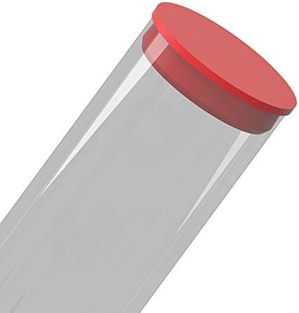 Kerek Polipropilén Dugók - Kerek Cső Plug - A Cleartec 1/2 Cső - Piros (Közepes) PP MOCAP PRP.500RED (qty1000)