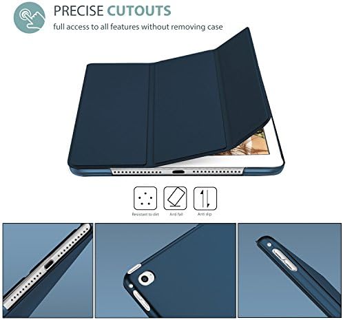 ProCase iPad Mini 4 Esetben - Ultra Vékony, Könnyű Állvány Esetében Áttetsző Matt Vissza Smart Cover 2015-Apple iPad Mini
