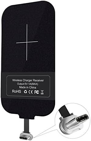 Nillkin Qi Vevő USB-C, Vékony Vezeték nélküli Töltés Vevő, C Típusú Vezeték nélküli Töltő Vevő Galaxy a51-es/A20E/A20, Pixel