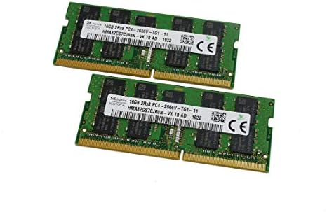 Új OEM HMA82GS7CJR8N-VK 32GB (2X16GB) PC4-21300 DDR4-2666MHz ECC nem pufferelt CL19 260-Tűs SoDimm 1.2 V Dual Rank Memória