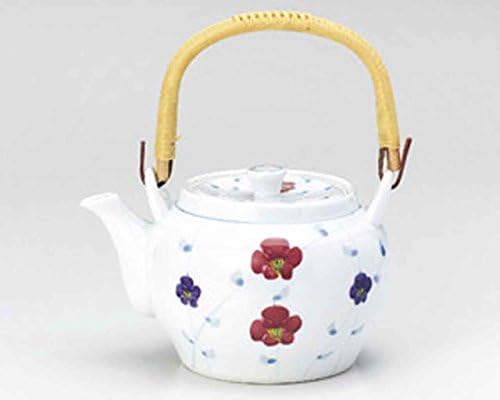 Szilva Virág 950cc Készlet 2 Japán Teáskannák Fehér porcelán Japánban Készült
