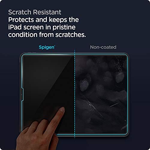 Spigen Edzett Üveg kijelző Védő fólia [GlasTR EZ FIT] tervezték iPad Pro 12.9 hüvelyk M2 (2022) / iPad Pro 12.9 inch (2021/2020/2018)