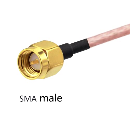 POBADY SMA Antenna Hosszabbító Kábel, SMA Férfi-SMA Male Pigtail Kábel WLAN Antenna Kábel RG316 23.6/60CM a WiFi Vezeték