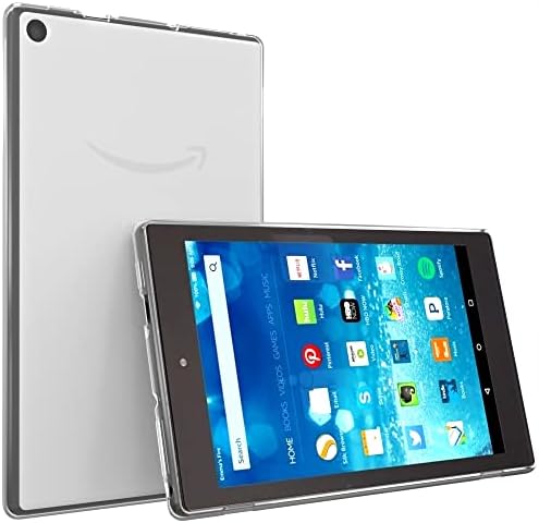 Esetében 8 Kindle Fire HD 8 Tablet 8./7./6./5. Generációs (Régi Modell 2018/2017//2015 Kiadás),Puxicu Slim Design Rugalmas