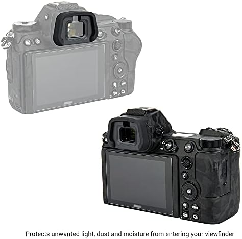 2 Csomag Puha Szilikon Kamera Keresőjének Szemlencse a Szem Kupa Nikon Z7 Z6 Z7 II. Z6 II. Z5,Cserélje ki a Nikon DK-29 Szemkagyló
