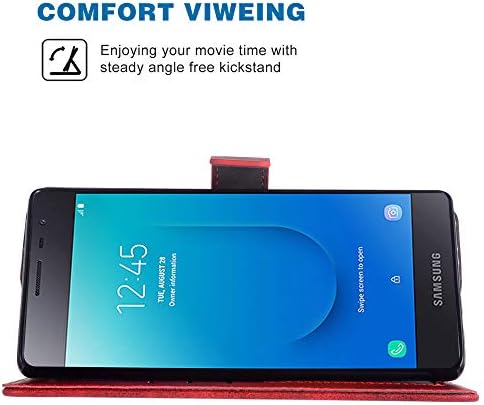 Telefon tok Samsung Galaxy J2 Tiszta J2 Core Dash Ragyog, Folio Flip Tárca az Esetben,PU Bőr Hitelkártya Birtokos Slot Teljes