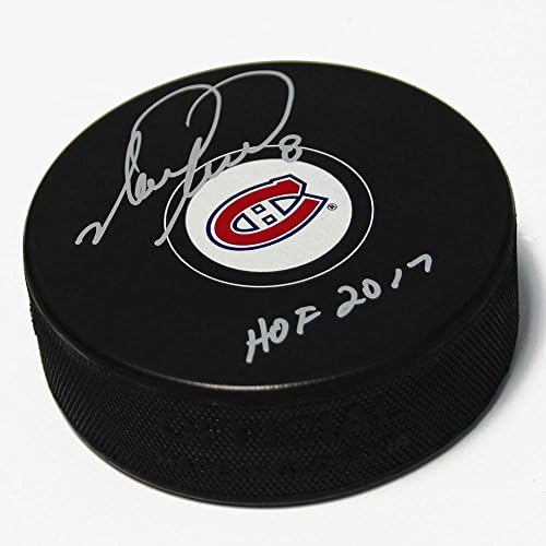 Mark Recchi Montreal Canadiens Aláírt Korongot a HOF Megjegyzés: Dedikált NHL Korong