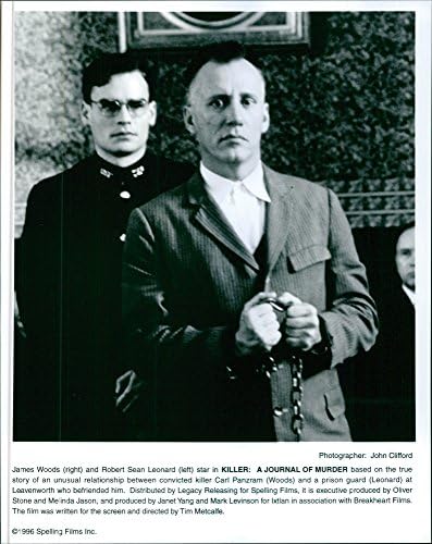 Vintage fotó Egy jelenet a film, aGyilkos: Egy Lapja Gyilkos, a James Woods, mint Carl Panzram Robert Sean Leonard, mint