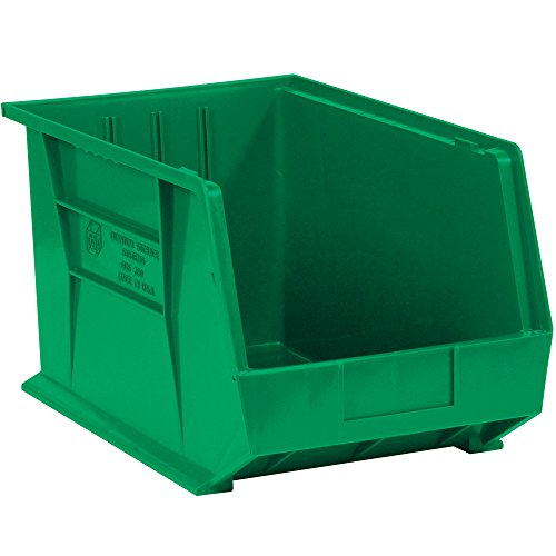 Műanyag Stack & Lógni Bin Dobozok, 18 x 11 x 10, Zöld, 4/az Esetben által Kedvezményes Szállítás USA-ban