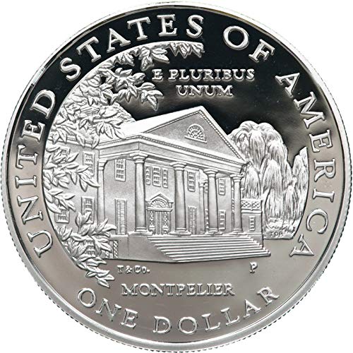 1999 P Dolley Madison Megemlékező Silver Dollar - által Tervezett Tiffany - Gem Bizonyíték Mély Cameo DCAM MINKET Menta