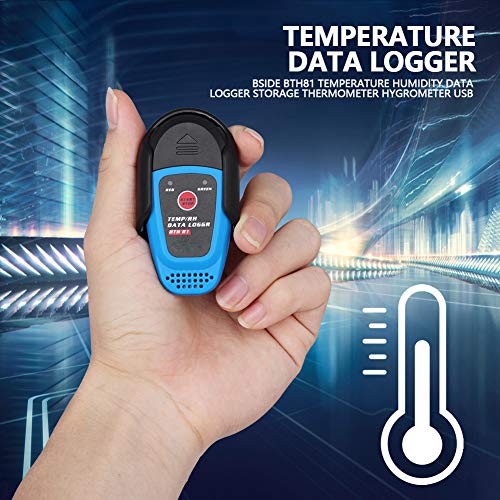 USB Hőmérséklet Páratartalom adatrögzítő Készülék Tároló Hőmérő Páratartalommérő BSIDE BTH81 Modell