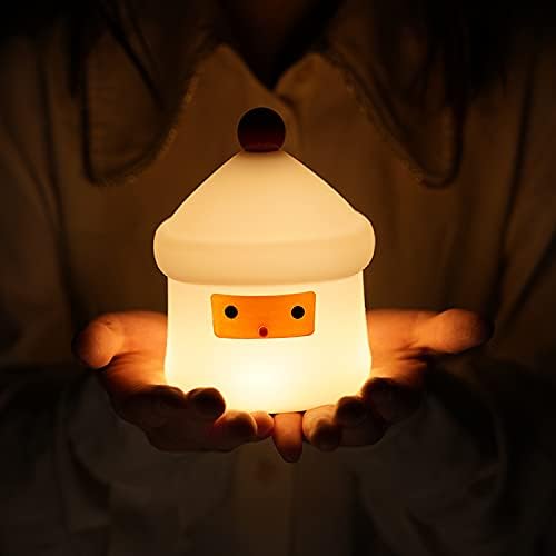 A halhatatlanság Aranyos Karácsonyi Szerencsés a Ház Éjszakai Lámpa，Gyerekek Éjszakai Fény, 7 LED Színek Módosítása,Aranyos