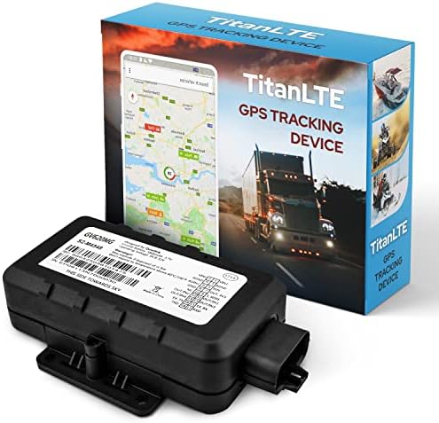 TitanLTE 4G GPS Tracker Járművek Masszív Esetében 120 Nap, Tartalék Akkumulátor - Valós idejű Vízálló Autó GPS - Nyomon Az