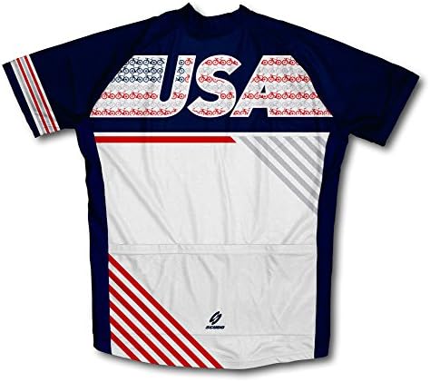 ScudoPro USA Kerékpár Zászló Rövid Ujjú Kerékpáros Mez Ifjúsági