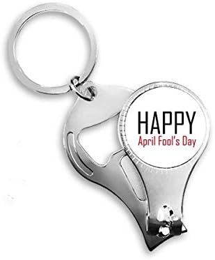 Ünnepeljük április bolondja Fesztivál Ünnepi Köröm Zimankó Gyűrű kulcstartó Sörnyitó Clipper