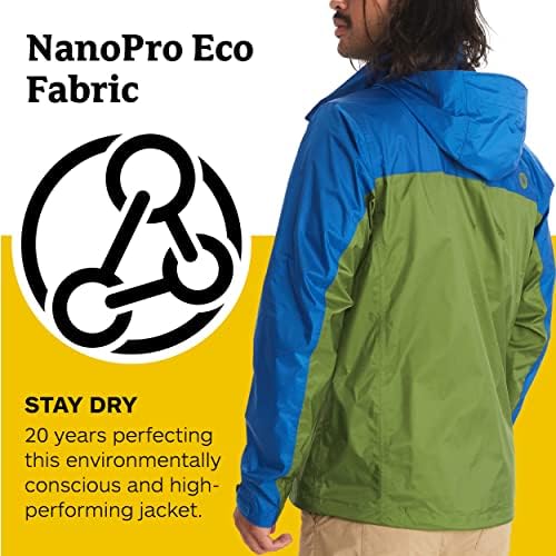 MORMOTA Férfi PreCip Eco Kabát, Lélegző, Újrahasznosított, Vízálló
