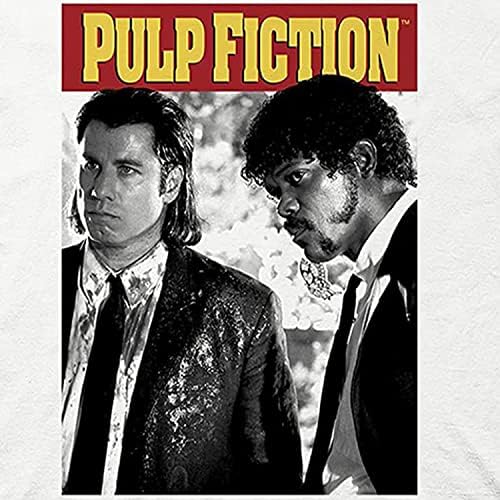 Férfi Pulp Fiction Film Ing - ponyva Ing - John Travolta, valamint Samuel L. Jackson Grafikus Póló