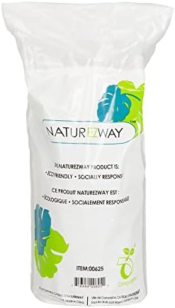 NatureZway™ (20 CSOMAG Prémium Minőségű Compostable Eldobható Hideg Csésze 12 oz. - Környezetbarát - Növény-Alapú - Fél Csésze