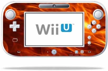MightySkins Bőr Kompatibilis a Nintendo Wii U Gamepad Vezérlő wrap Matrica Bőr Lánglovagok