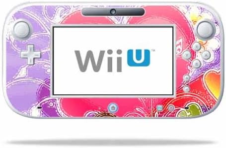 MightySkins Bőr Kompatibilis a Nintendo Wii U Gamepad Vezérlő wrap Matrica Bőr Sugárzó Szív