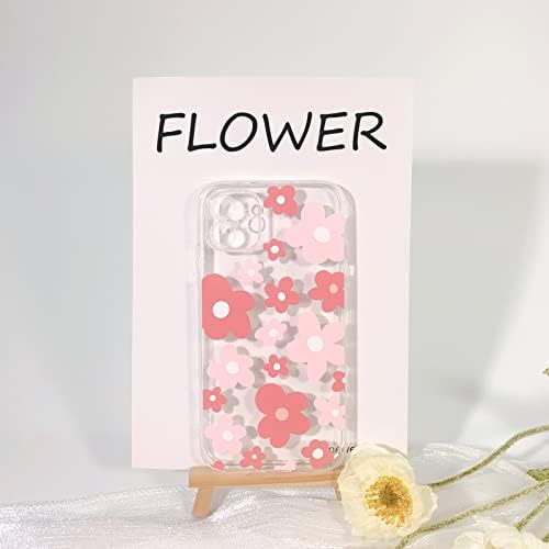 Lovmooful Kompatibilis iPhone 12 Esetben Aranyos Világos, Virág, Virágos, Színes Design, a Lányok, a Nők Puha TPU Ütésálló