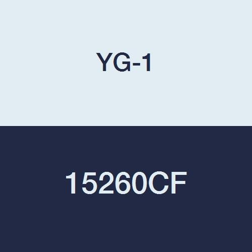 YG-1 15260CF .2362 HSSCo8 Végén Malom, 2 Fuvola, Rendszeres, Hosszú, TiAlN-Futura Befejezni, 2-5/16 Hosszúság