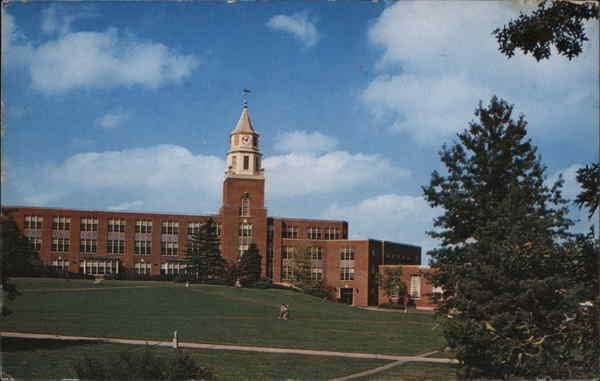 Dél-Illinois-i Egyetem Carbondale, IL Eredeti, Régi Képeslap, 1968