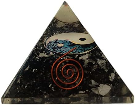 Sharvgun Orgonite Piramis Shungite Kristály Virág az Élet Orgon Piramis Negatív Energia Védelem 65-70 MM, Etra Nagy Piramis,