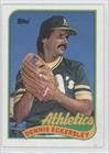 1989 Topps Baseball Kártya 370 Dennis Eckersley Oakland Athletics